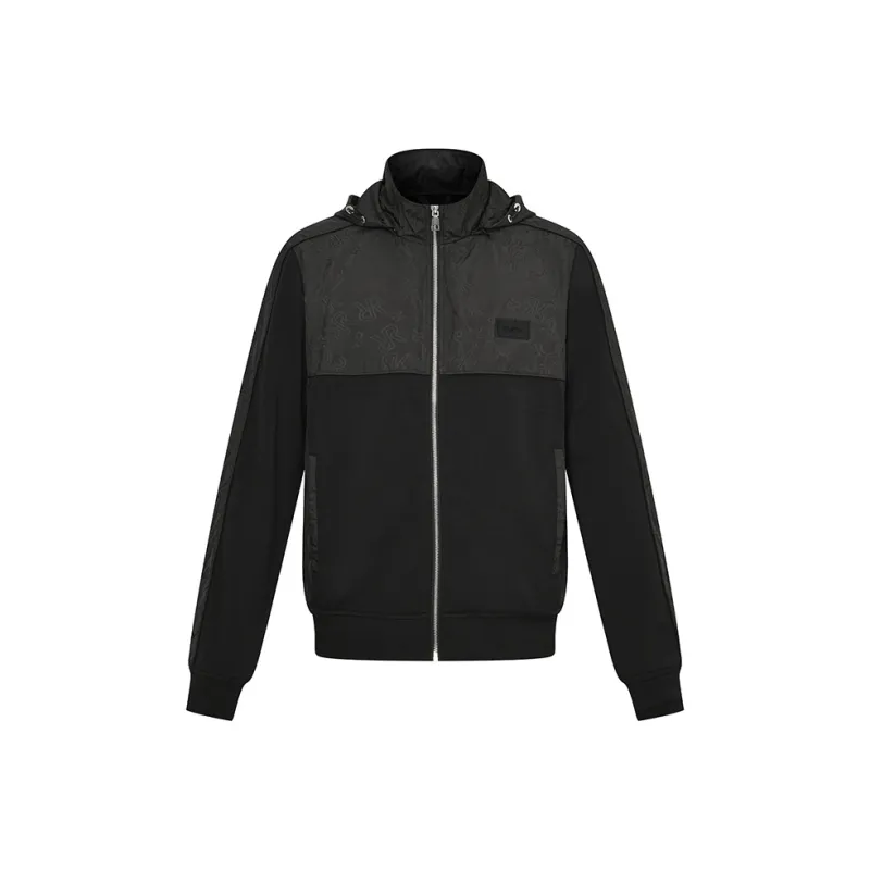RARE Long Sleeved Coat Jacket Men's Black-0