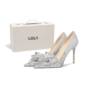 LOLY High Heels Women's Silver