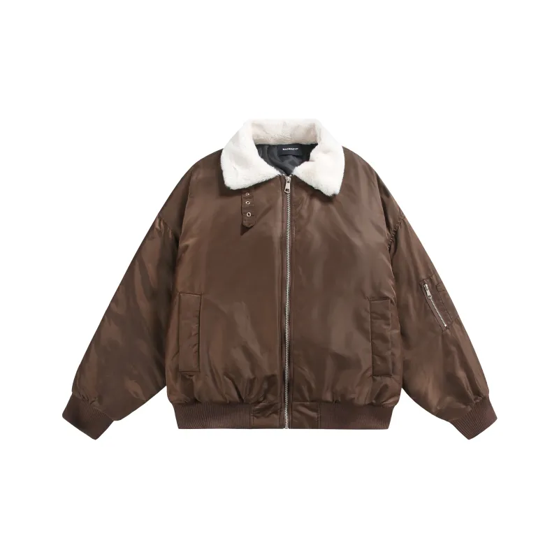 GEOFFREY B. SMALL Puffer Jacket Unisex Coffee-0