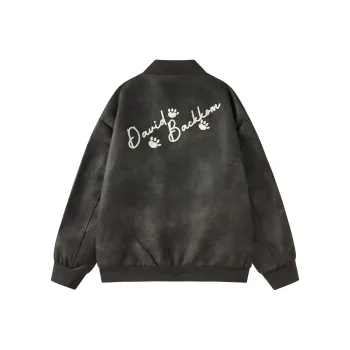 David Bakken x DAOMEIXIONG LIANMINGKUAN Leather Jacket Unisex