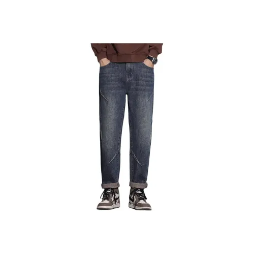 FASTFISH Jeans Men's Vintage Blue