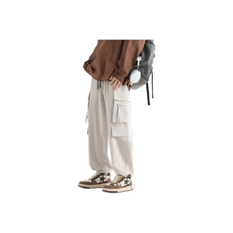 Wenpercy Casual Pants Unisex-12