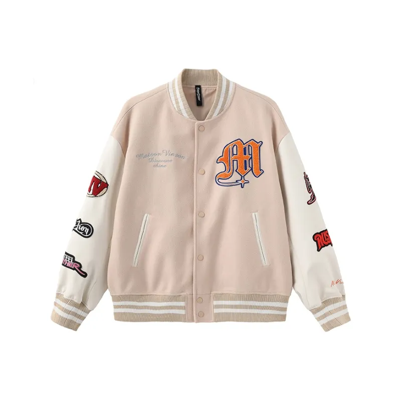 MAISON VINSON Baseball Jacket Unisex-10