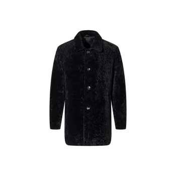 ANDREW MACKENZIE Fur Men's Black