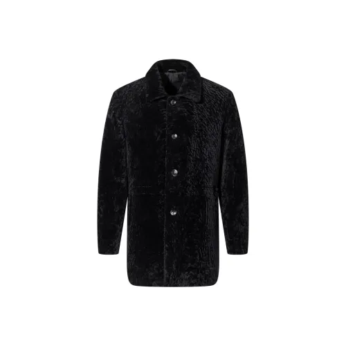 ANDREW MACKENZIE Fur Men's Black