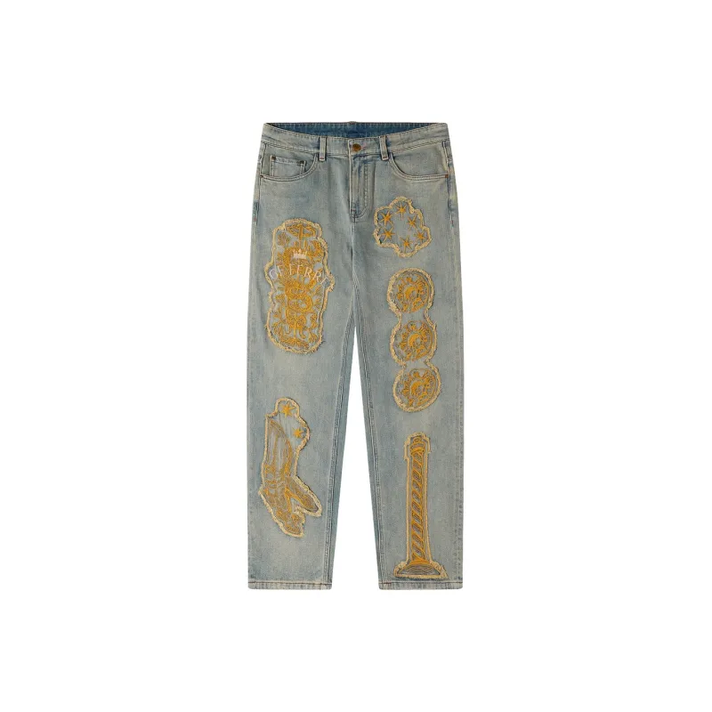GF Ferré Jeans Unisex Light Blue-0