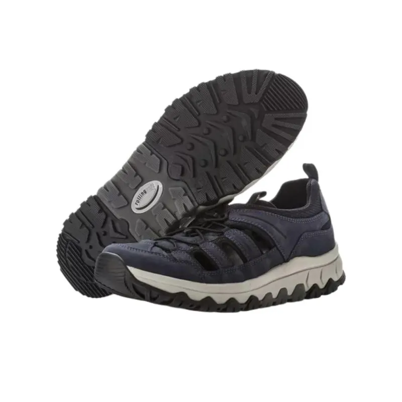 Gabor Rollingsoft River Trekking Shoes Men's Blue-5