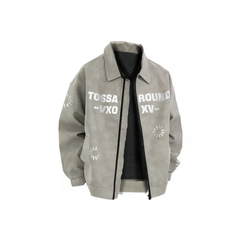 VXOXV Leather Jackets Unisex-3