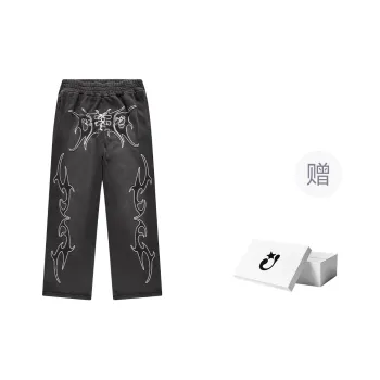 CEEC LA 24FW Knitted Sports Pants Unisex Dark Gray