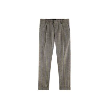 Scotch&Soda Casual Pants Men's Gray/Plaid