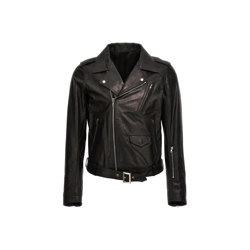 RICK OWENS Lukes Stooges Leather Jacket-0