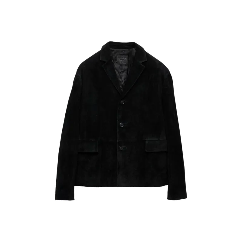 PRADA Long Sleeved Straight Hem Blazer-0