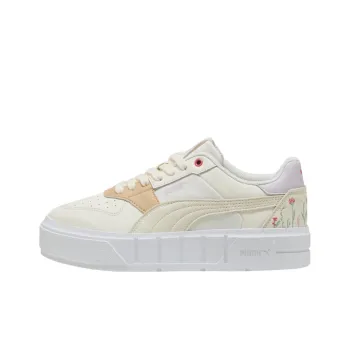 PUMA CALI COURT Low Top Skateboard Shoes Women's Ecru