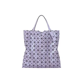 ISSEY MIYAKE Prism Polyvinyl Chloride Resin Tote Bag, Shopping Bag, Shoulder Bag, Handbag Regular Unisex Purple