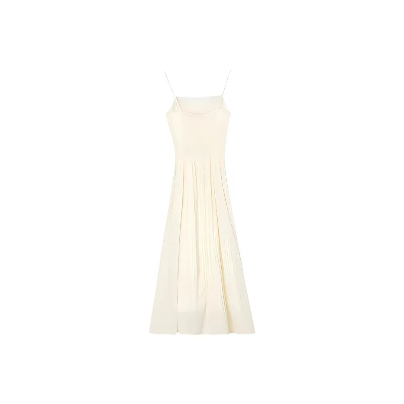 PLANE DRIFT Slip Dress Women's Beige Apricot-1