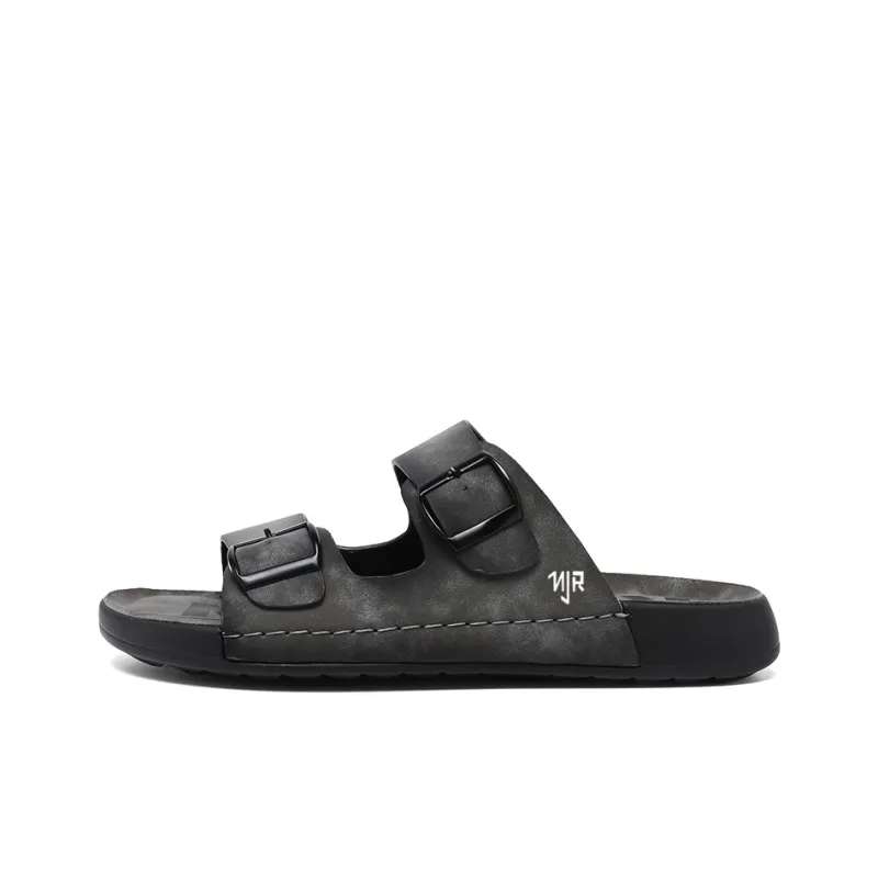 NANJIREN Slide Slippers Men Khaki/Gray-3