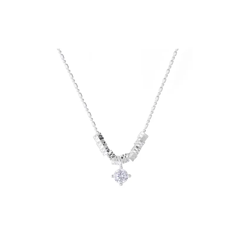 Heart Grass S925 Silver Necklaces Women's-0