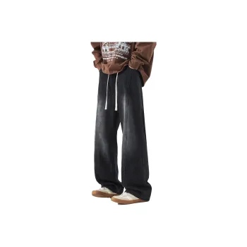 EPTISON Jeans Unisex Black Gray Color
