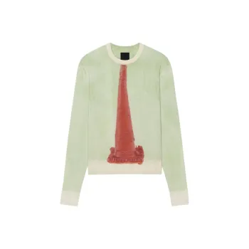 Givenchy Josh Smith Collaboration Collection SS22 Knitwear Men's Green