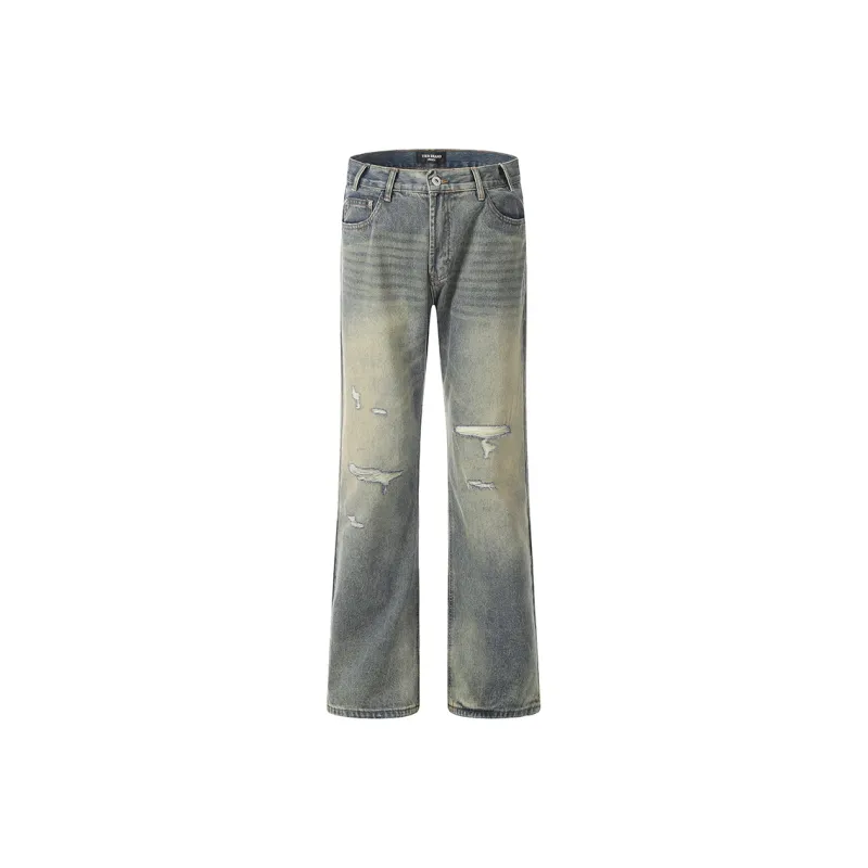 DARKCIRCLE Jeans Unisex Vintage Blue-0