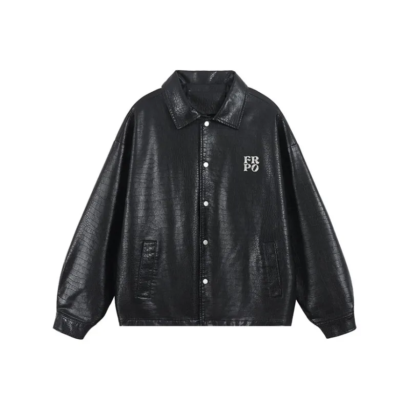 FAX FOR FMACM x For People Leather Jacket Unisex-0