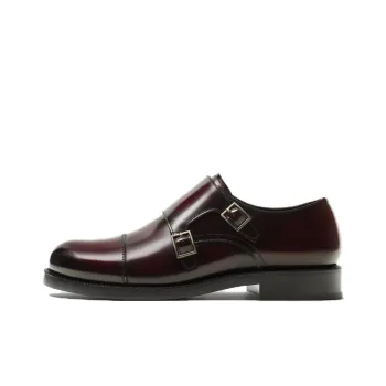 ZARA Dress Shoes Men's Dark Red Color