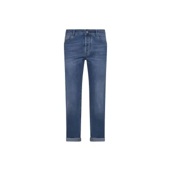 Brunello Cucinelli Mid-Rise Straight-Leg Jeans