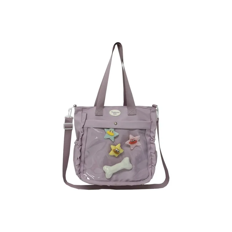 H YXIANG Composite Cloth Shoulder Bag Women's Multicolor-3