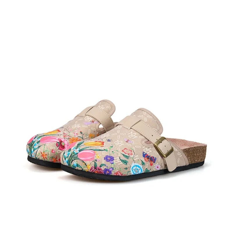Joy&Mario Slip Resistant Closed Toe Slippers Unisex-2