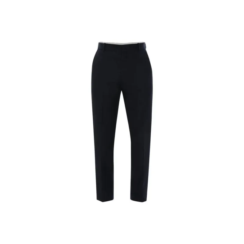Alexander McQueen Tapered Mid rise Tailored Trousers-0