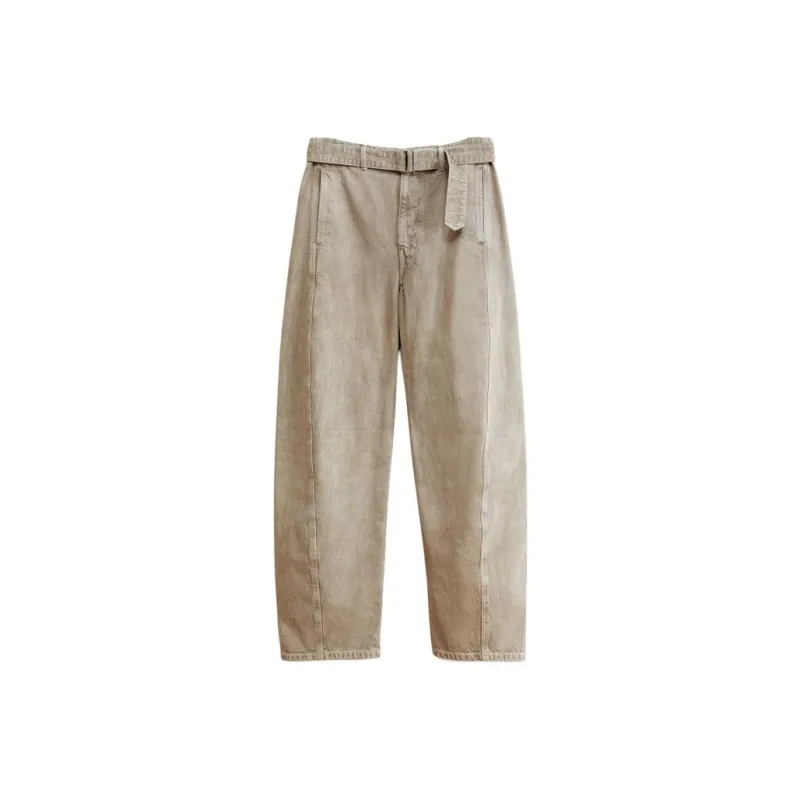 Lemaire Belted Straight-leg Jeans-0