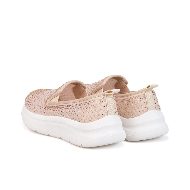 Joy&Mario Breathable Lightweight Height Increasing Low Top Casual Shoes Women's-5