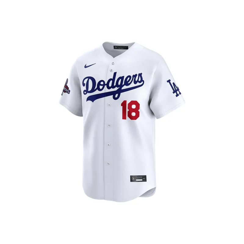 Nike Yoshinobu Yamamoto Los Angeles Dodgers 2024 World Series Champions Japanese Lettering Men's Nike Dri-FIT Adv Mlb Limited Jersey-0