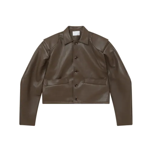 GBXM Leather Jacket Unisex Coffee