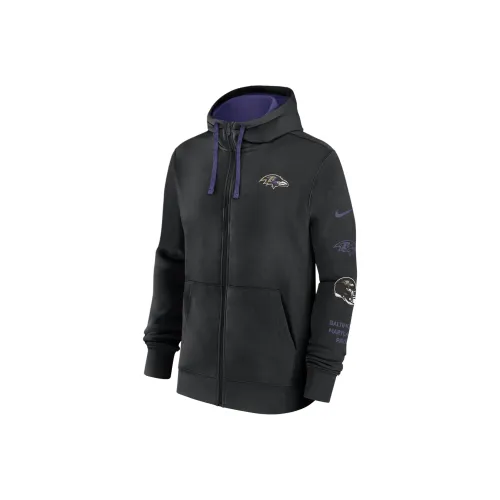 Nike Baltimore Ravens Club Men's Nike Nfl Full-Zip Hoodie