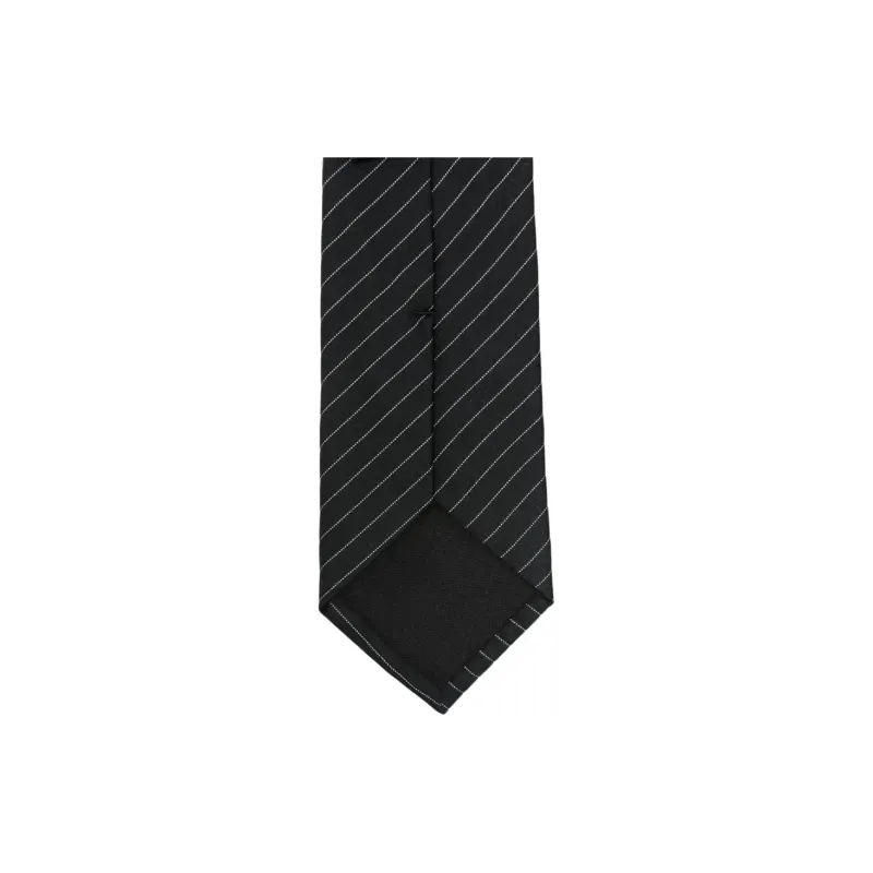 SAINT LAURENT Striped Tie-1