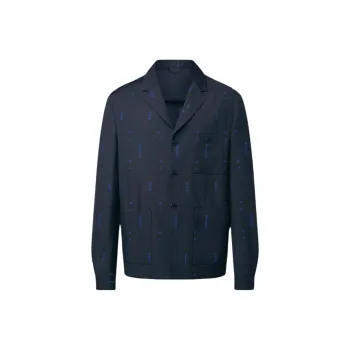 LOUIS VUITTON Casual Tailored Wool Jacket