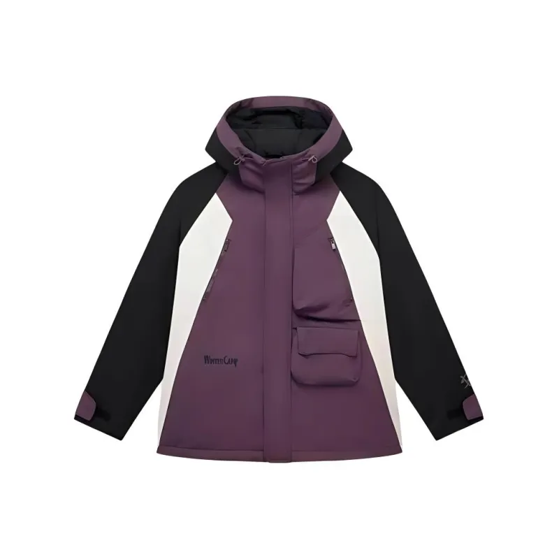 XTEP Puffer Jacket Men's Mulberry Red-0