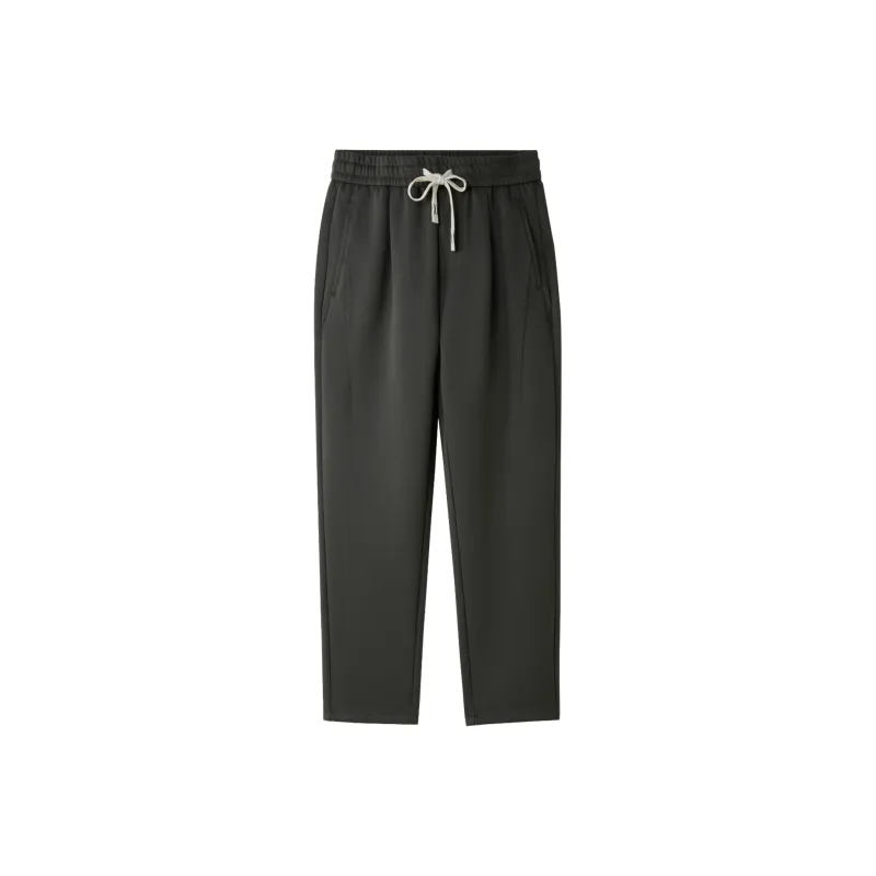 HLA Casual Pants Men Dark Gray DD-0