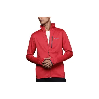 Columbia Park View View Full Zip Fleece Jacket Men's Mountain Red Heather