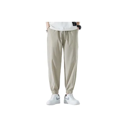 Tonlion Casual Pants Men's Light Khaki
