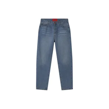 Vision Of Super Logo Embroidered Tapered Leg Jeans