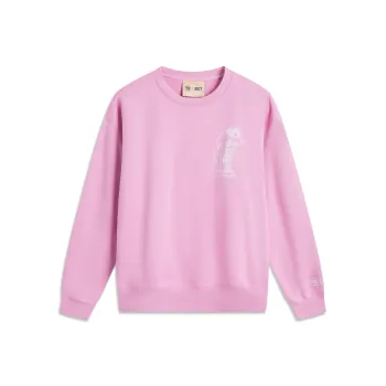 LiNing Basketball Collection Rebel Collection Sweatshirt Men's Dreamy Pink
