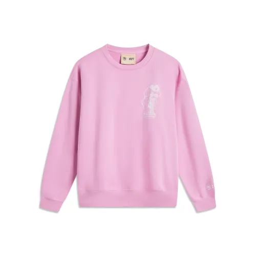 LiNing Basketball Collection Rebel Collection Sweatshirt Men's Dreamy Pink