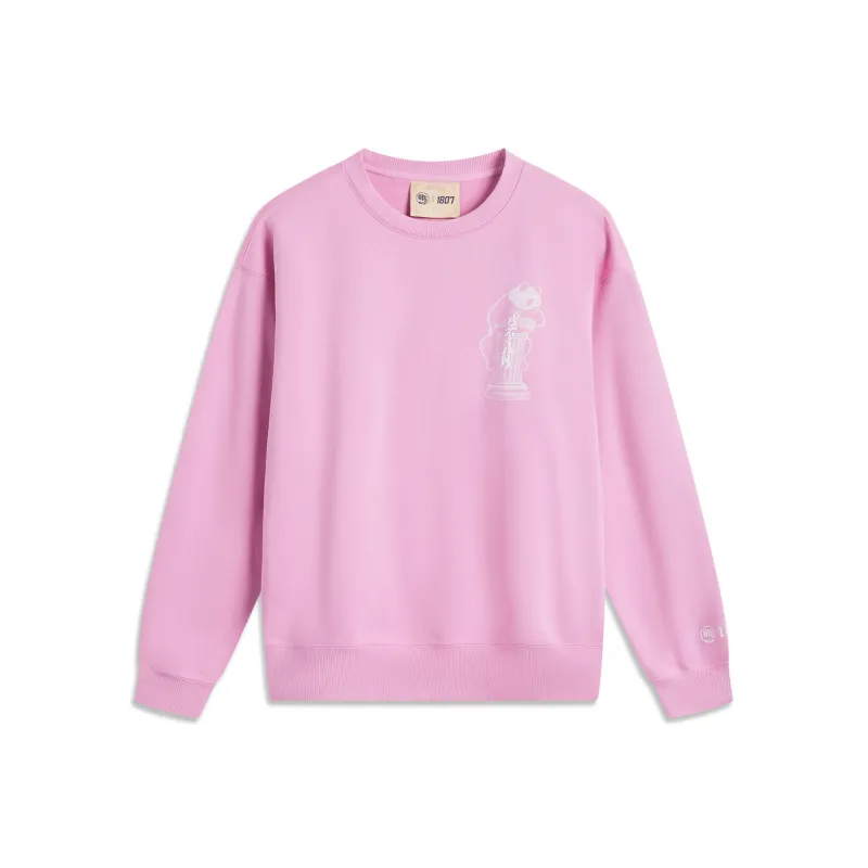 LiNing Basketball Collection Rebel Collection Sweatshirt Men's Dreamy Pink-0