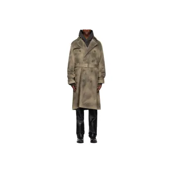 GUESS Tie Dye print Trench Coat