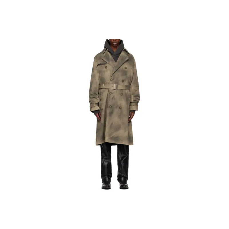 GUESS Tie Dye print Trench Coat-0