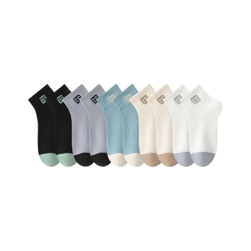 Cotton Gene Ankle Socks Men's 10 Pack