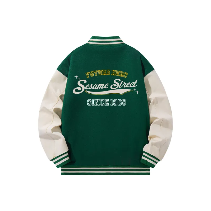 SESAME STREET Baseball Jacket Unisex-2