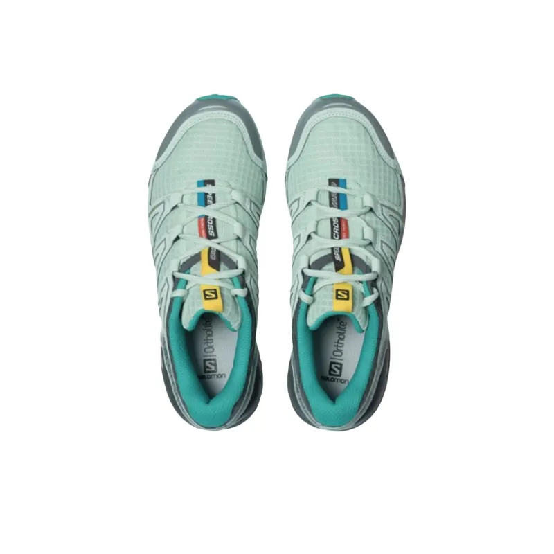 SALOMON Speedcross Vario Anti Slip Wear Resistant Low Top Trail Running Shoes Women's Blue-2